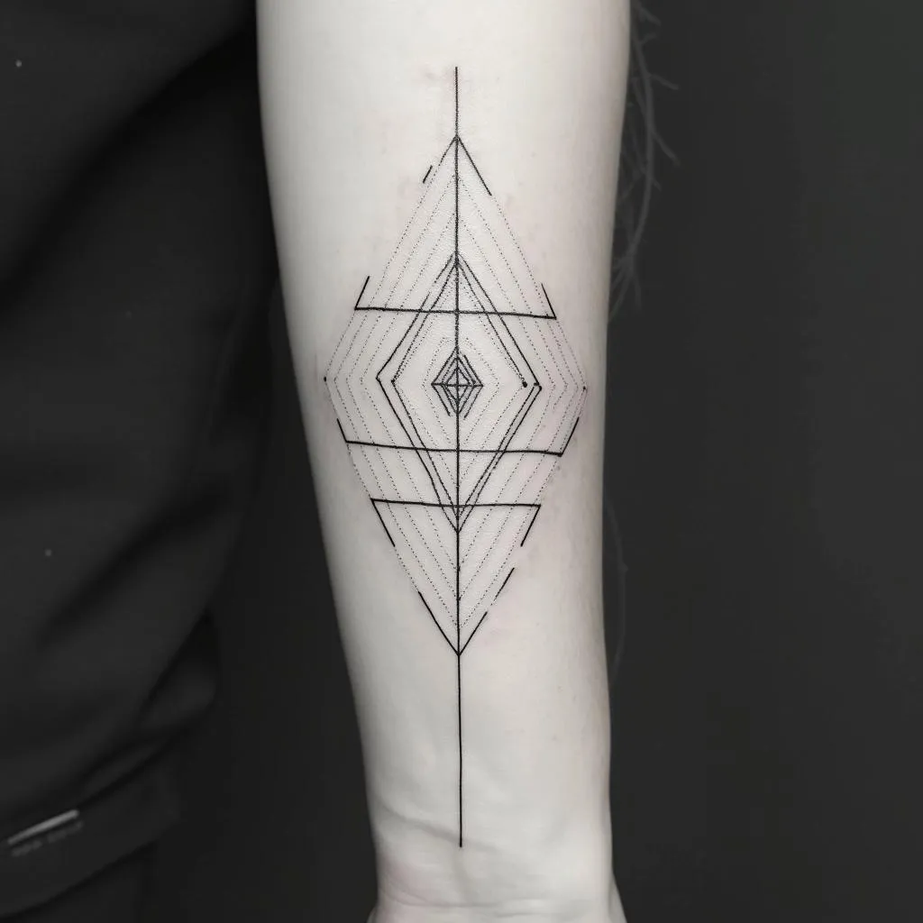 Diseño de tatuaje minimalista