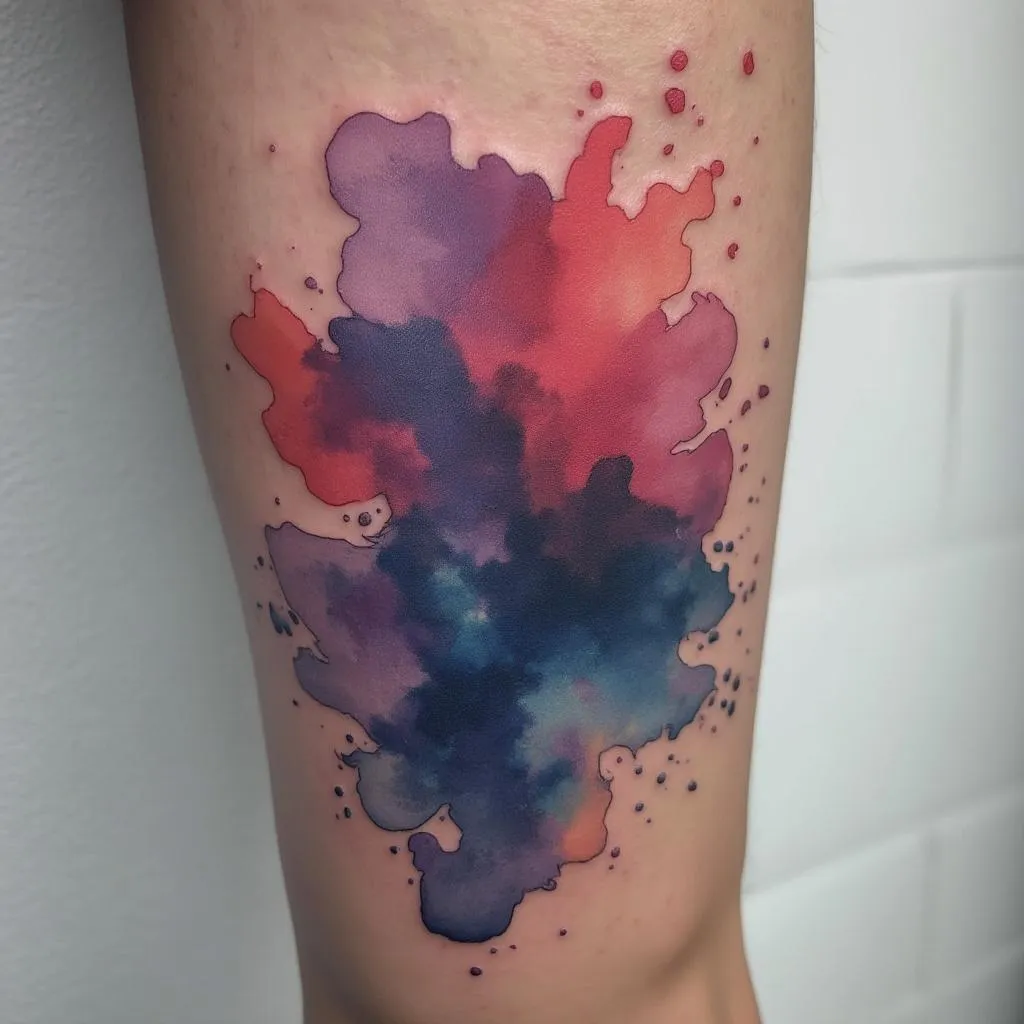 Tatuaje acuarela